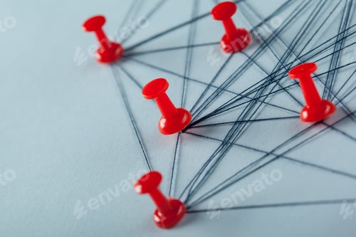Preview: Network with pins