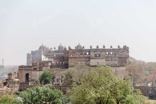 Preview: Majestic Orchha Fort, in the state of Madhya Pradesh in India