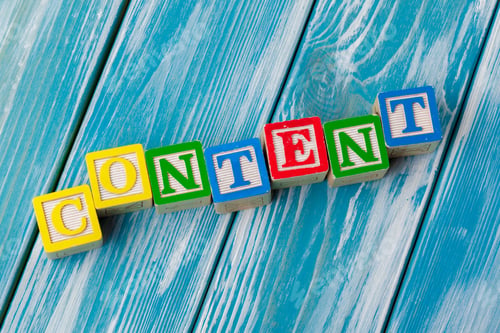 Preview: Wooden toy Blocks with the text: content