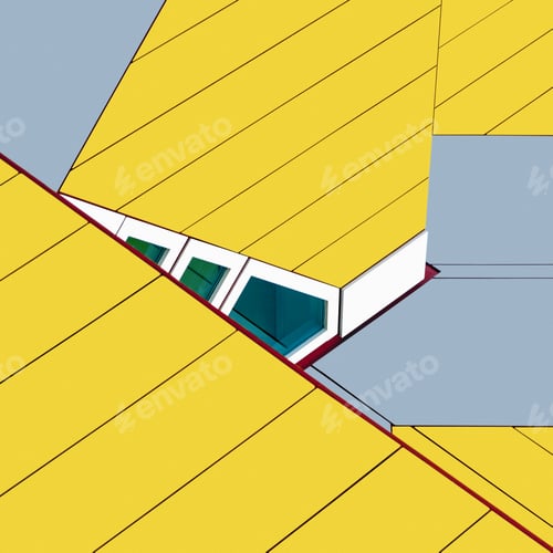 Preview: Abstract modern architecture facade detail