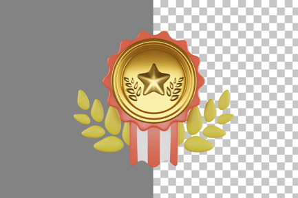 Preview: Star Badge 3D Icon