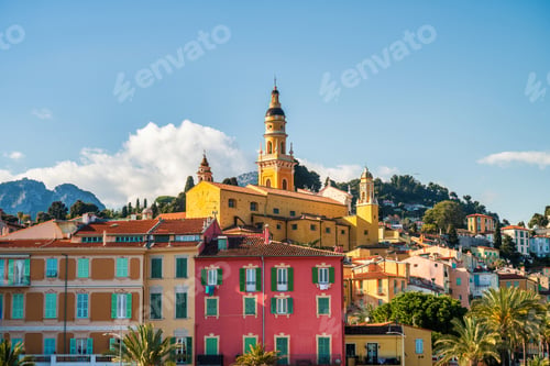 Preview: Menton village old town during spring