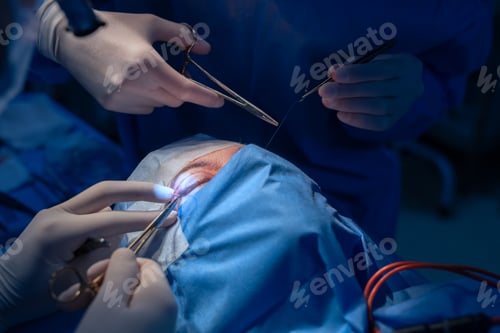Preview: Blepharoplasty, plastic surgery operation for correcting defects