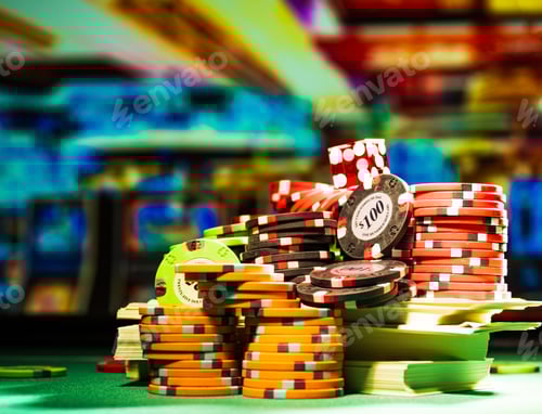 Preview: Casino Craps dice close up