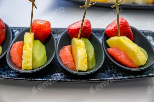Preview: Fruit Skewers with Pineapple, Strawberry, and Melon