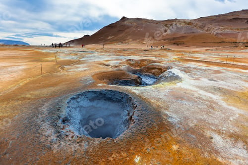 Preview: Hot Mud Pots in the Geothermal Area Hverir, Iceland