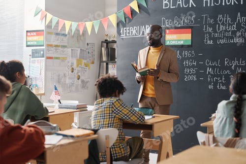 Preview: Teacher explaining material to students