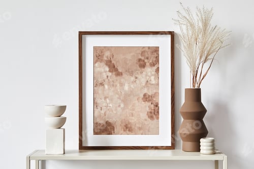Preview: Minimalist composition of living room interior
