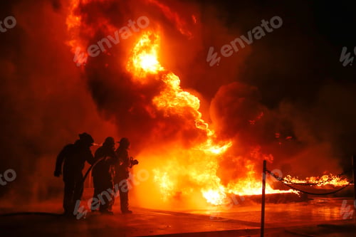 Preview: Burning Building on Fire.