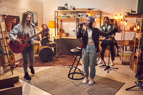 Preview: Musical group performing together