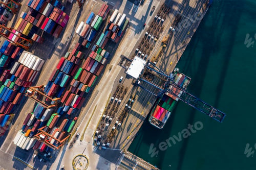 Preview: Kwai Tsing, Hong Kong, 12 February 2019: Container Terminals in Hong Kong
