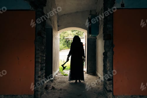 Preview: Scary ghost woman in haunted house