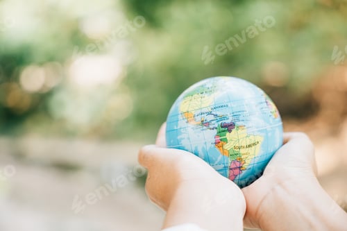 Preview: In your hands, the Green Planet signifies Earth's salvation. Embrace this concept for Environment