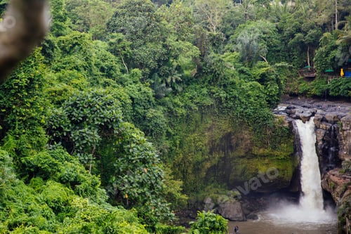 Preview: Amazing Tegenungan waterfall near Ubud in Bali, Indonesia