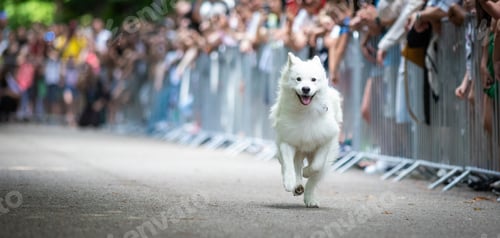 Preview: cute dog running at dog speed race