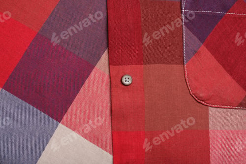 Preview: Square Pattern Fabric Background. Textures Pink And White Cotton Fabric. The Pattern For Textiles