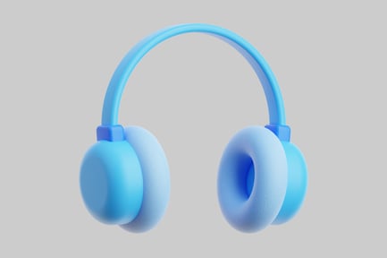 Preview: Winter blue ear muffs
