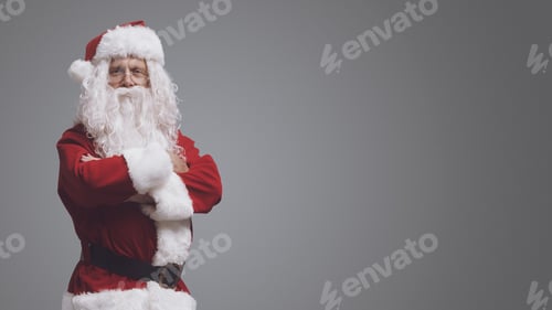 Preview: Confident happy Santa Claus portrait