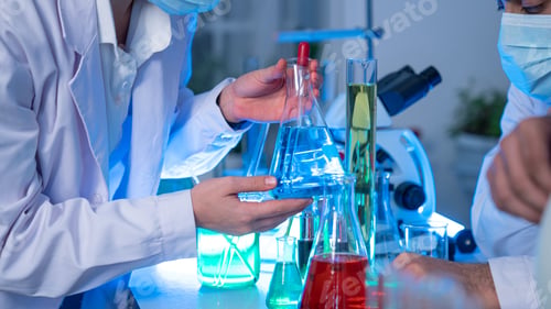 Preview: Scientist or researchers working in science laboratory.