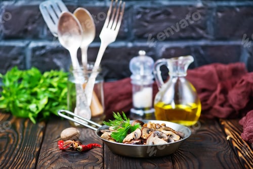 Preview: fried mushrooms