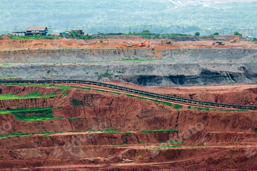 Preview: Coal mining. The truck transporting coal, Thailand.
