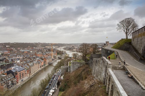 Preview: Namur, city in Belgium by river Meuse, Walloon region