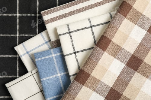Preview: Fabric napkins as background, space for text
