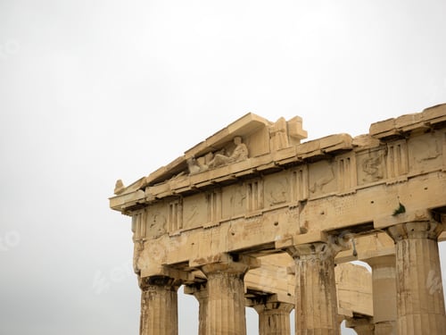 Preview: columns of the Acropolis (Propilea) Athens