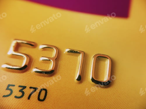 Preview: Macro shot of a credit card