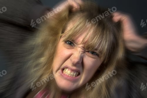 Preview: Angry young woman
