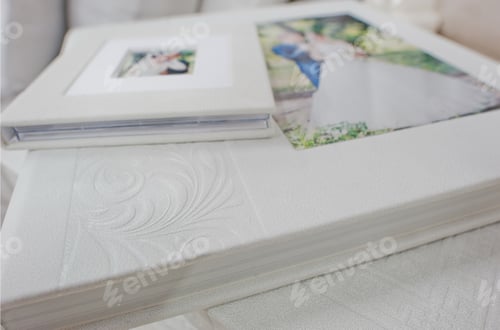 Preview: twist white wedding photo book