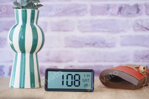 Preview: Start your day right by placing a digital alarm clock on a table to wake up in the morning