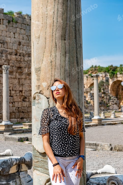 Preview: Perge Ancient City, Antalya - Turkey. April 04, 2019.