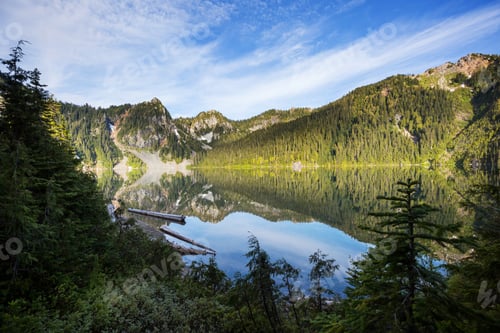 Preview: Mountains lake