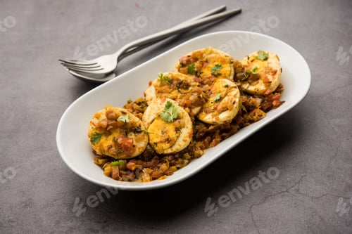 Preview: Masala Anda Fry made using chicken Egg is an Indian starter