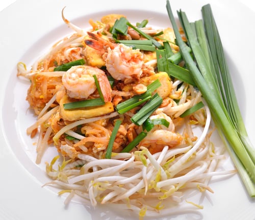 Preview: Thai food Pad thai , Stir fry noodles with shrimp
