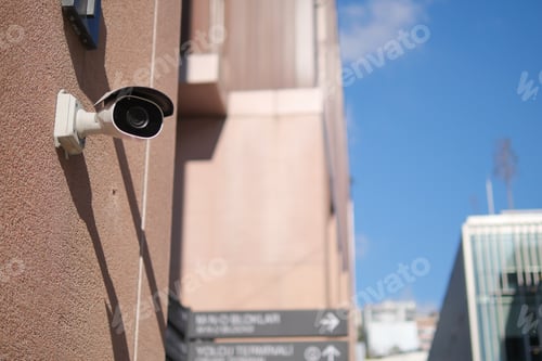 Preview: CCTV security camera operating outdoor