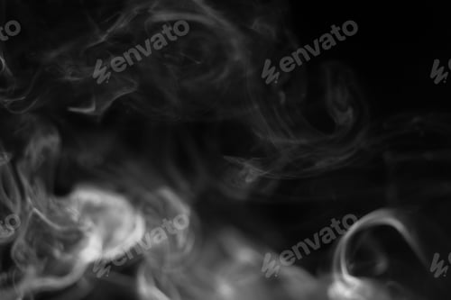 Preview: smoke overlay real smoking isolated effect background
