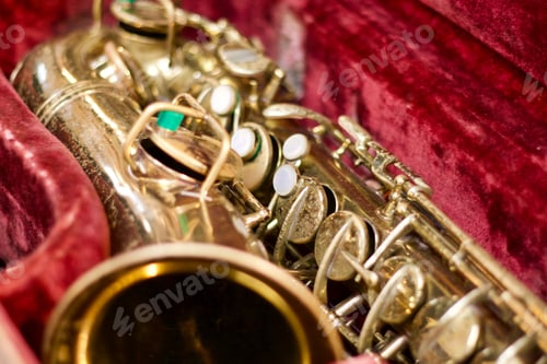 Visualização: Vintage saxophone