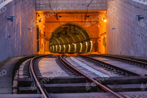 Preview: Metro Train Tunnel Entrance on the Bridge of Dom Luiz in Porto