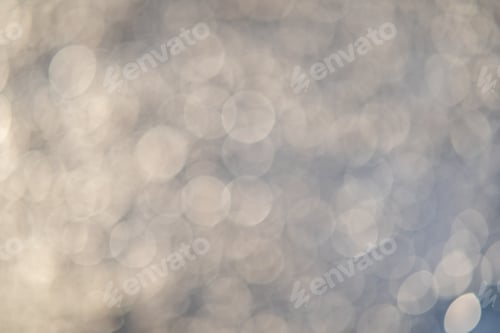 Preview: Abstract background of soft creamy bokeh circles.