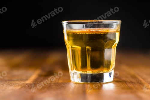 Preview: Glass of alcoholic drink.