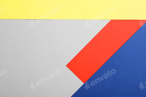 Preview: Colorful paper sheets as background, top view