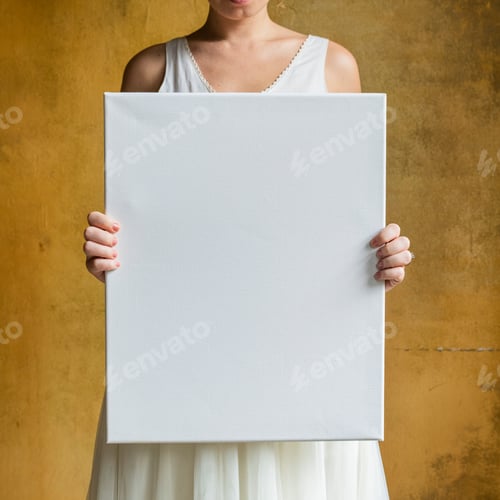 Preview: Blank white canvas