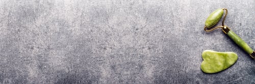 Preview: Jade face roller and Gua sha stone