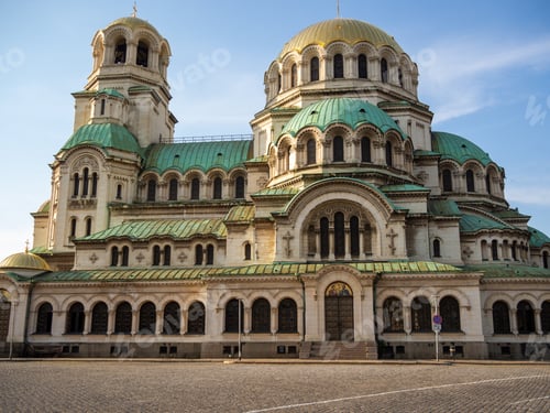 Preview: Beautiful shot of an Alexander Nevsky Cathedral in Sofia, Bulgaria