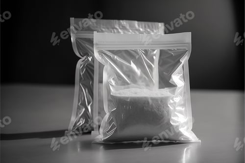Preview: Closeup of plastic bug with white powder