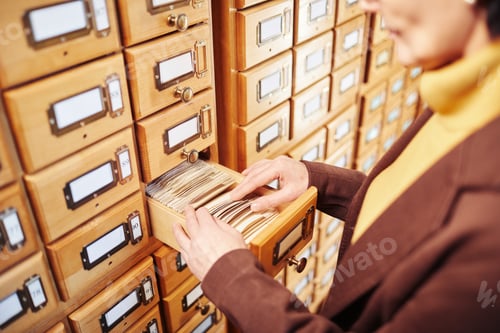 Preview: Library Catalogue Cabinet