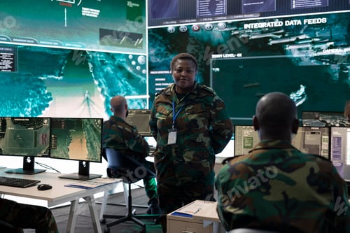 Preview: Female intelligence analyst managing the reconnaissance mission