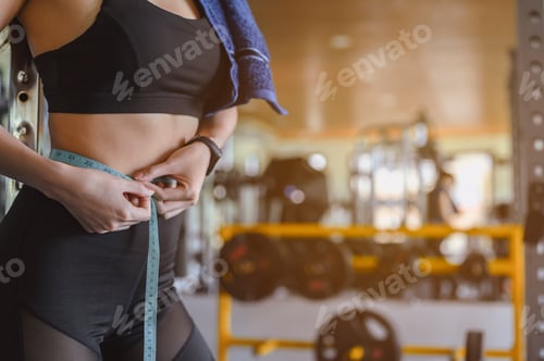 Preview: Women exercise to lose weight, Women who wear sportswear and exercise for diet. Workout concept.